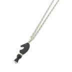 Hermes Cavalier Necklace Silver
