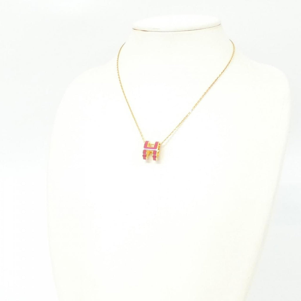 Hermes Pop Necklace Gold — view 5
