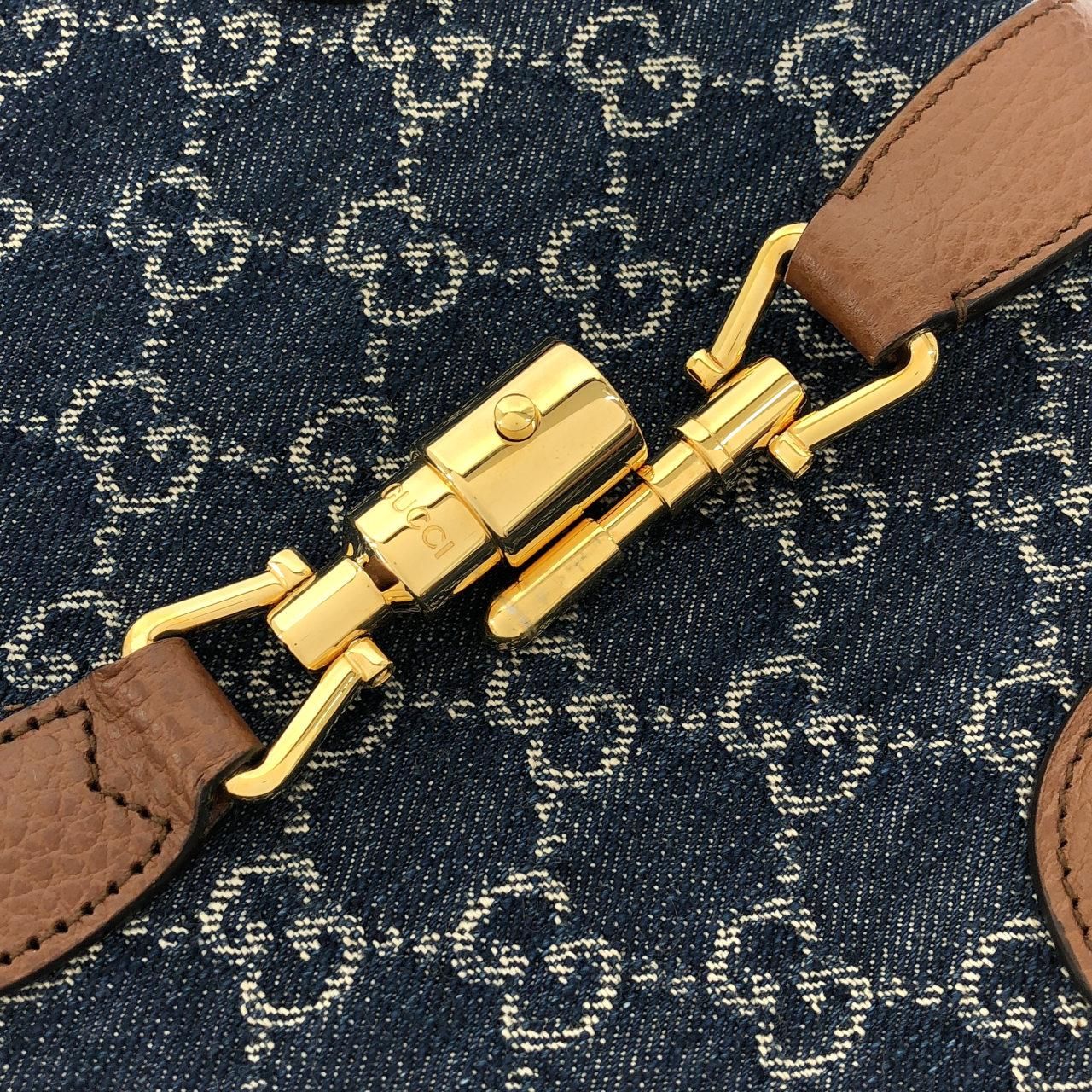 Gucci Jackie Bag Handbag Blue — view 4