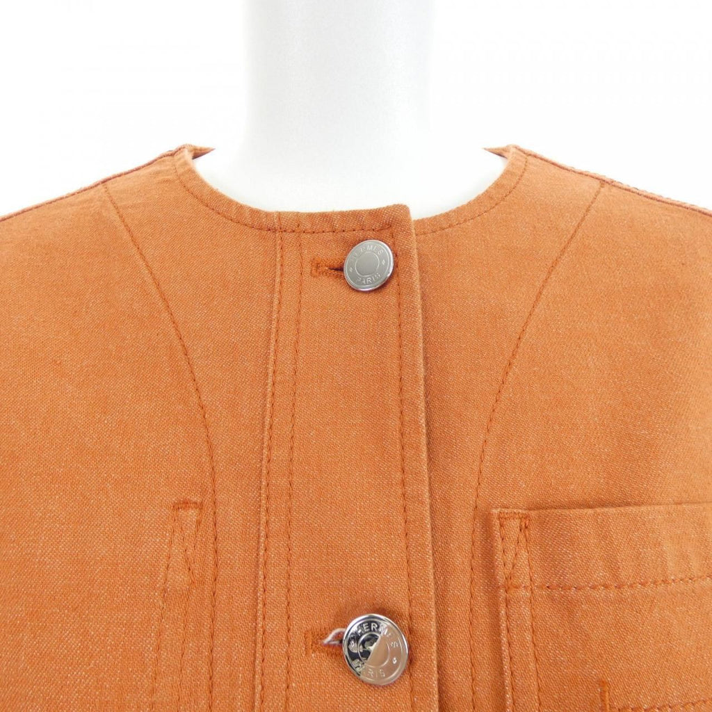 Hermes Clou de Selle Denim Jacket — view 5