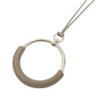 Hermes Loop Necklace Silver