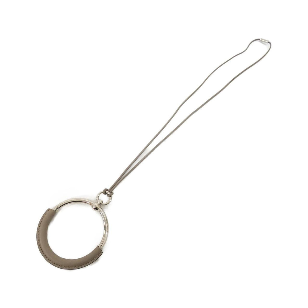 Hermes Loop Necklace Silver — view 2