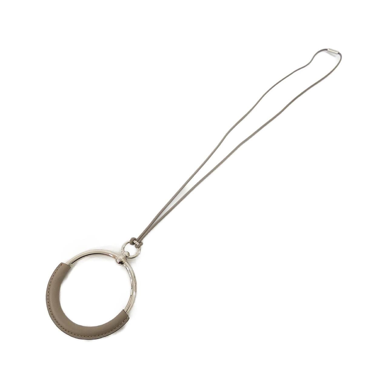 Hermes Loop Necklace Silver — view 2