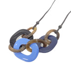 Hermes Calamba Necklace Blue