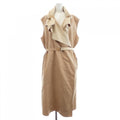 Hermes Long Vest Brown