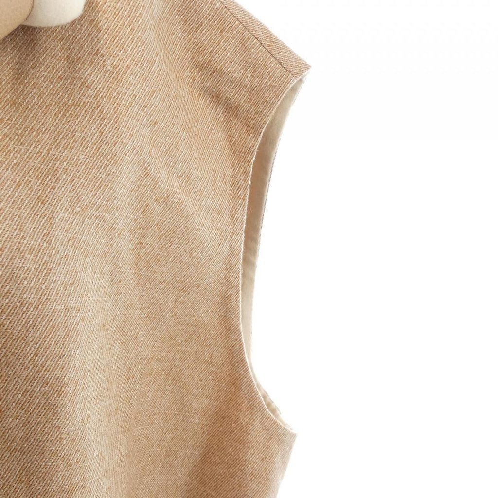 Hermes Long Vest Brown — view 6