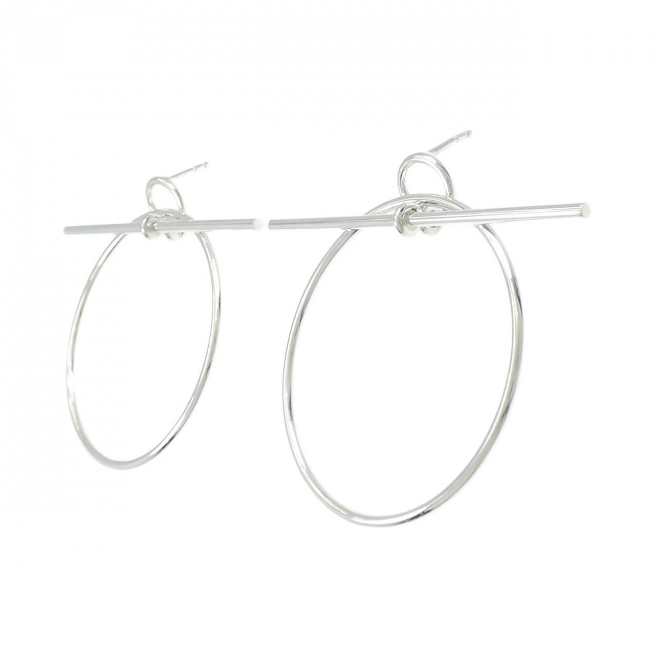 Hermes Echappee Earrings Silver — view 2