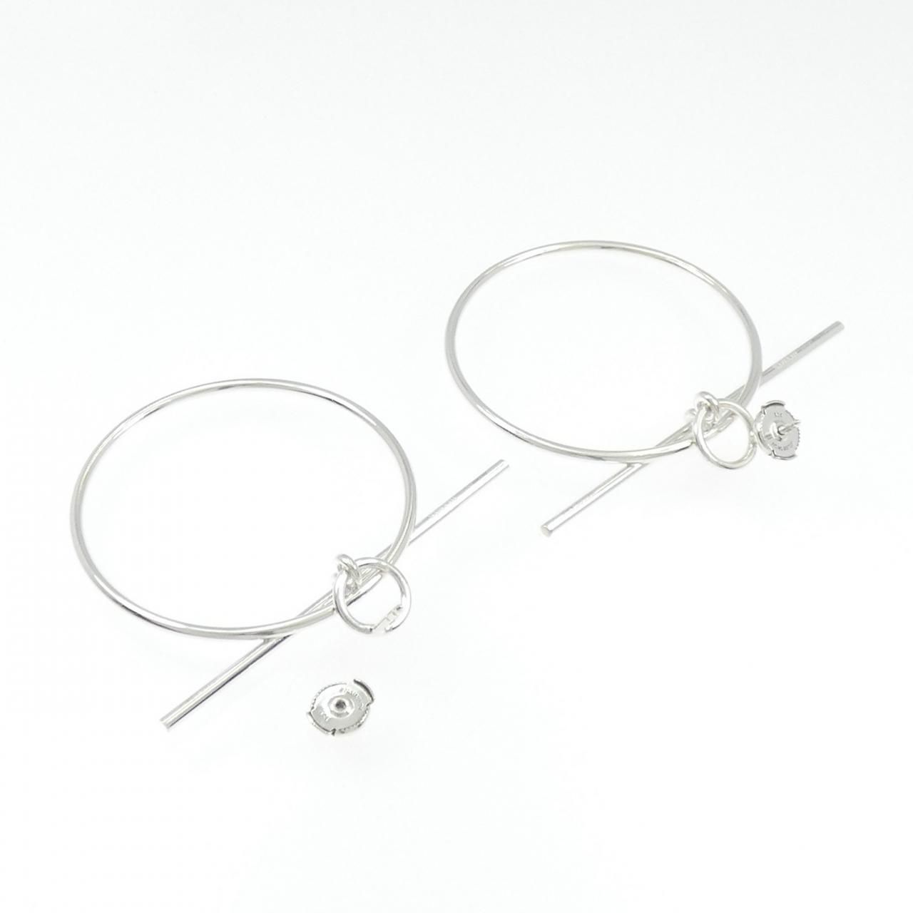 Hermes Echappee Earrings Silver — view 3