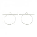 Hermes Echappee Earrings Silver