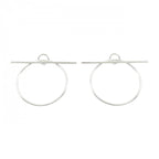Hermes Echappee Earrings Silver