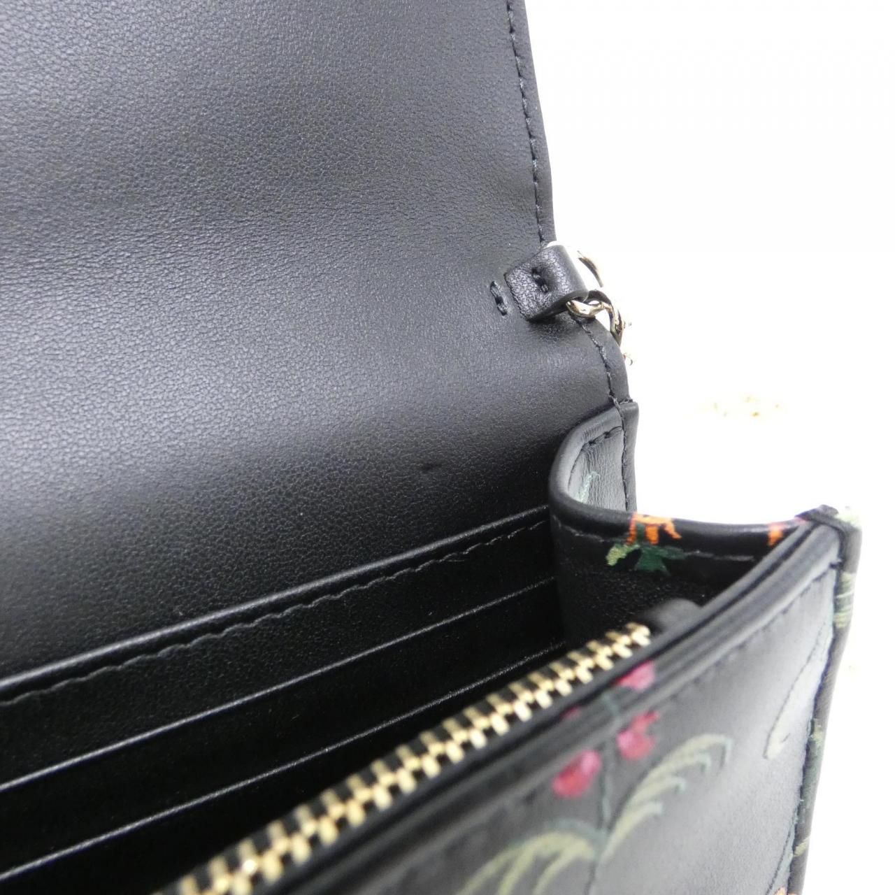 Dior Petites Fleurs Chain Wallet Shoulder — view 7