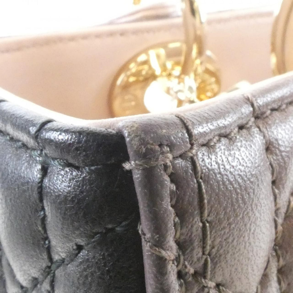 Dior Lady Bag Handbag Gray — view 6