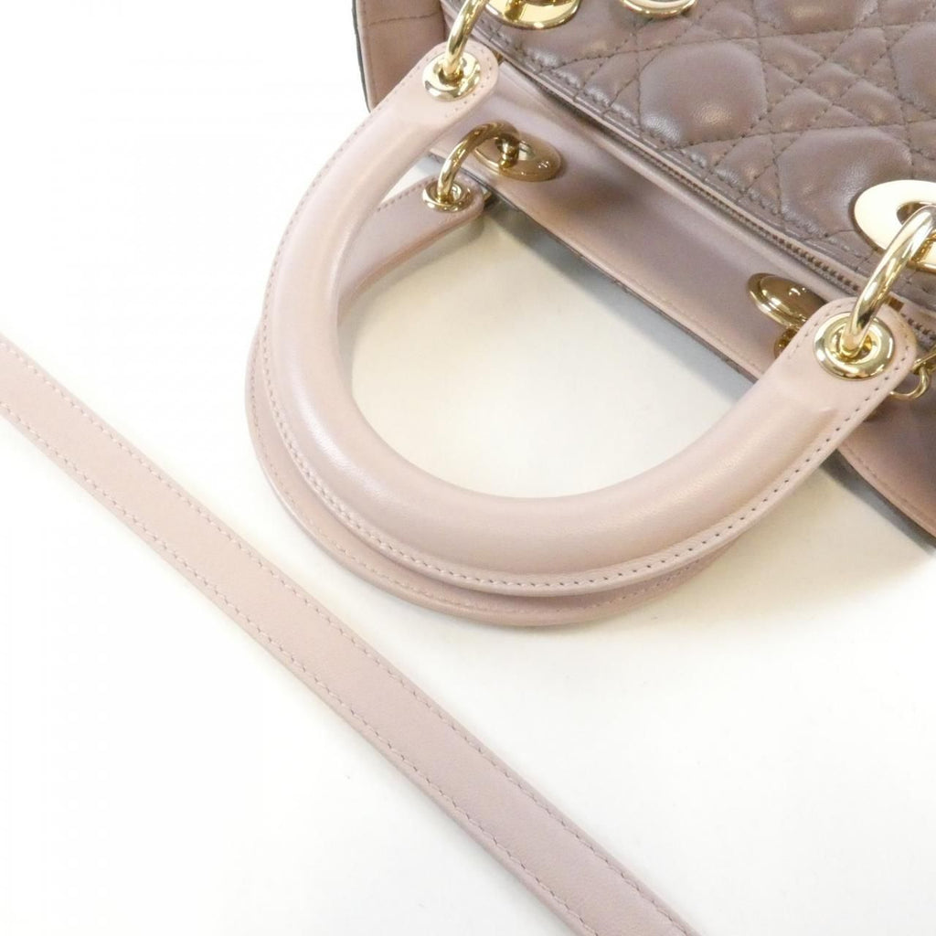 Dior Lady Bag Handbag Gray — view 7