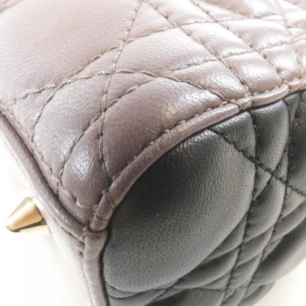 Dior Lady Bag Handbag Gray — view 3