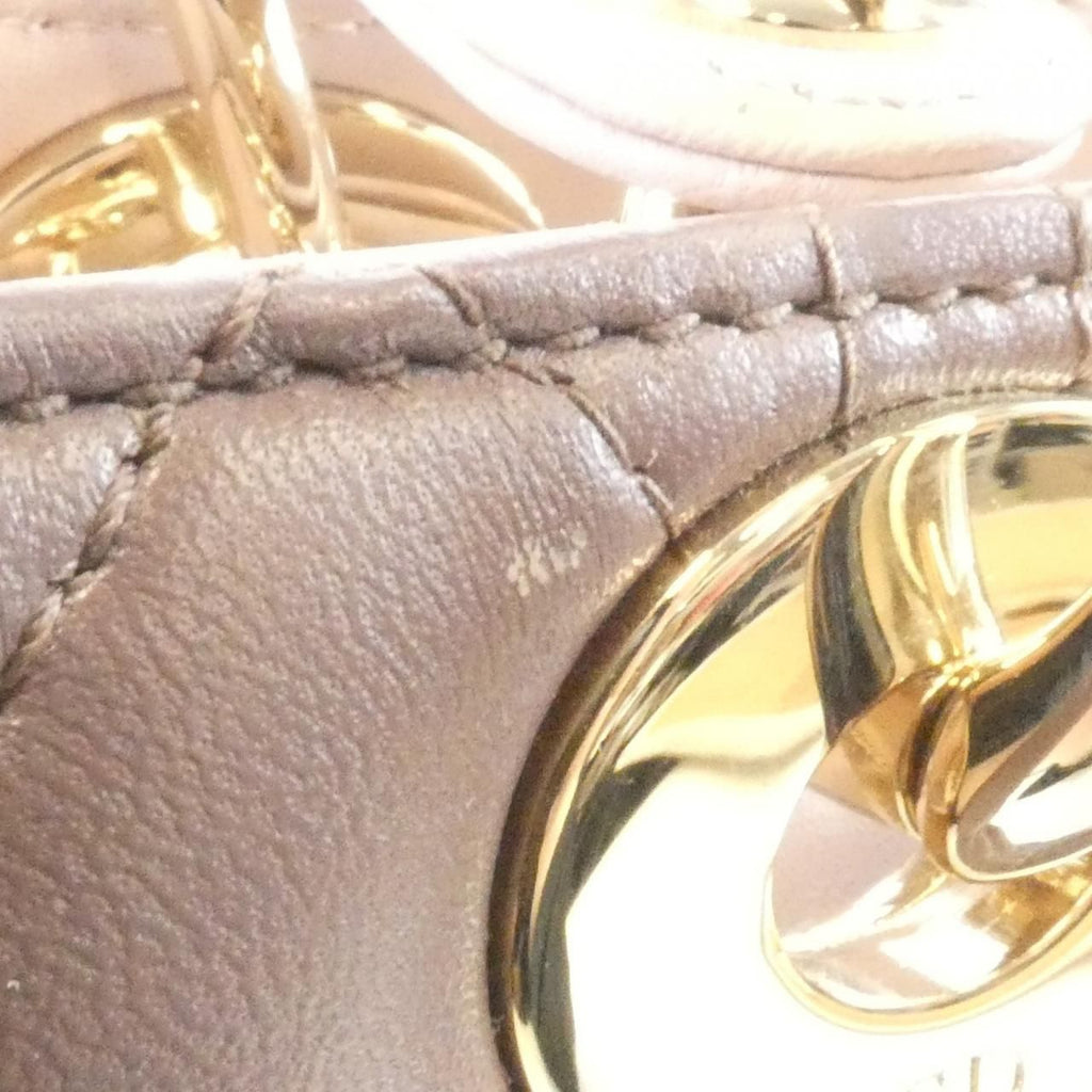 Dior Lady Bag Handbag Gray — view 5