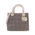 Dior Lady Bag Handbag Gray