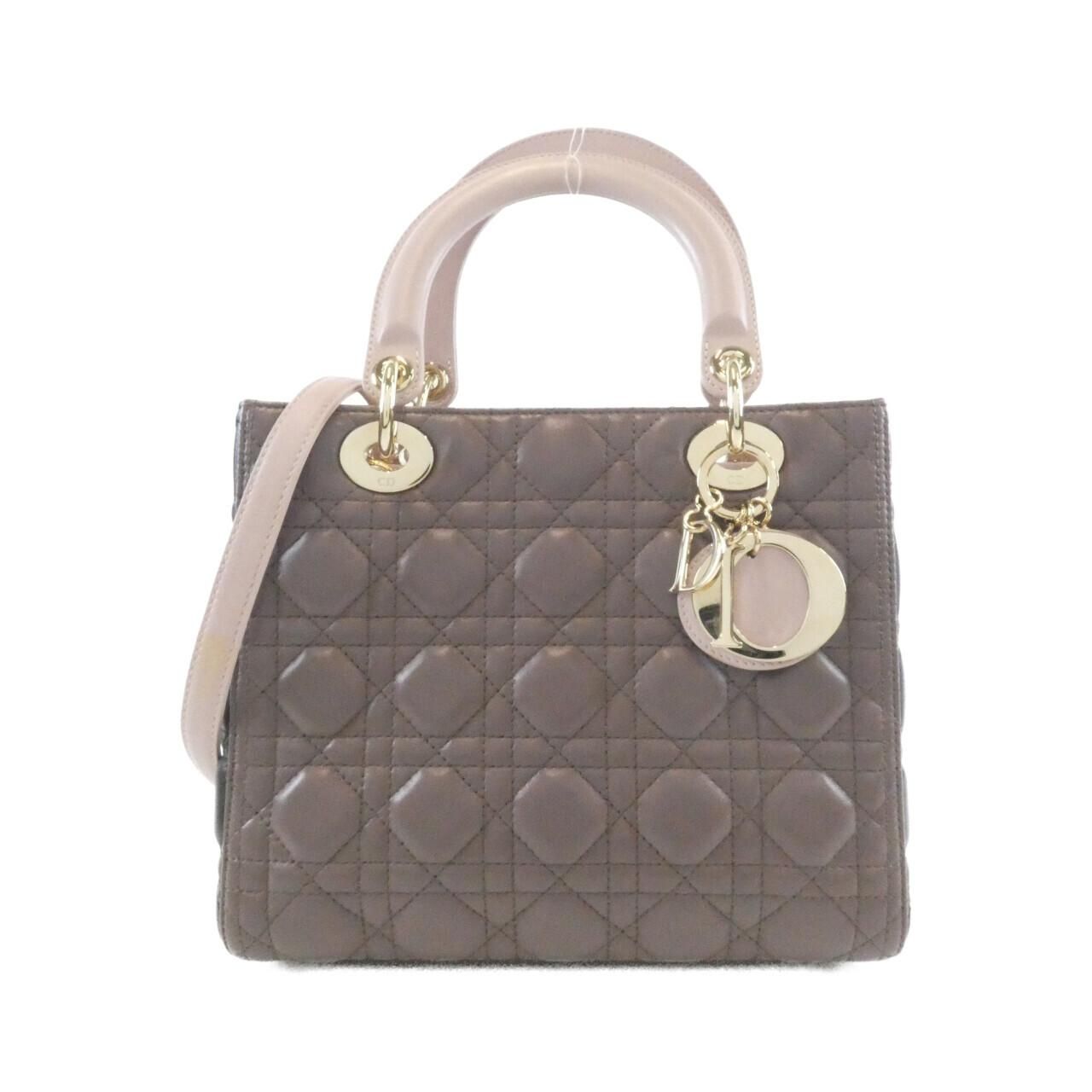 Dior Lady Bag Handbag Gray