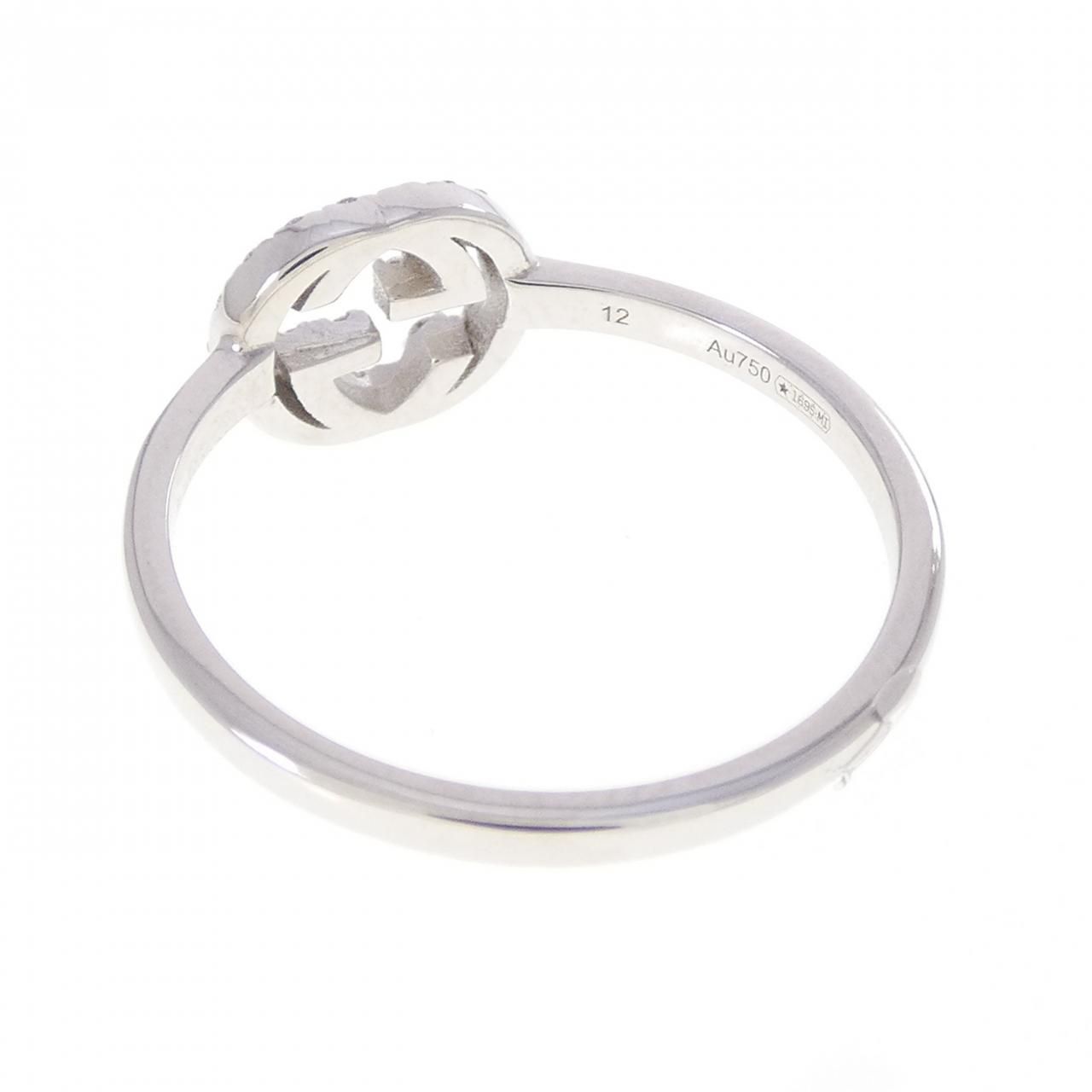Gucci Diamond Ring White Gold — view 3