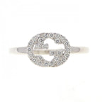 Gucci Diamond Ring White Gold — view 2