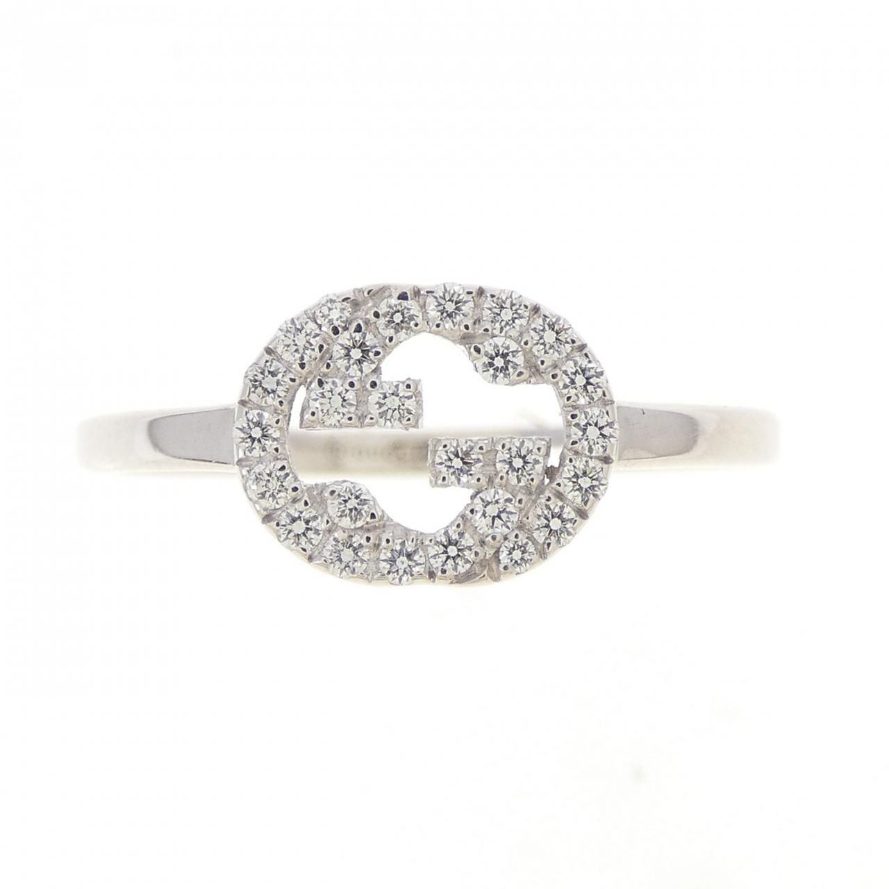 Gucci Diamond Ring White Gold — view 2