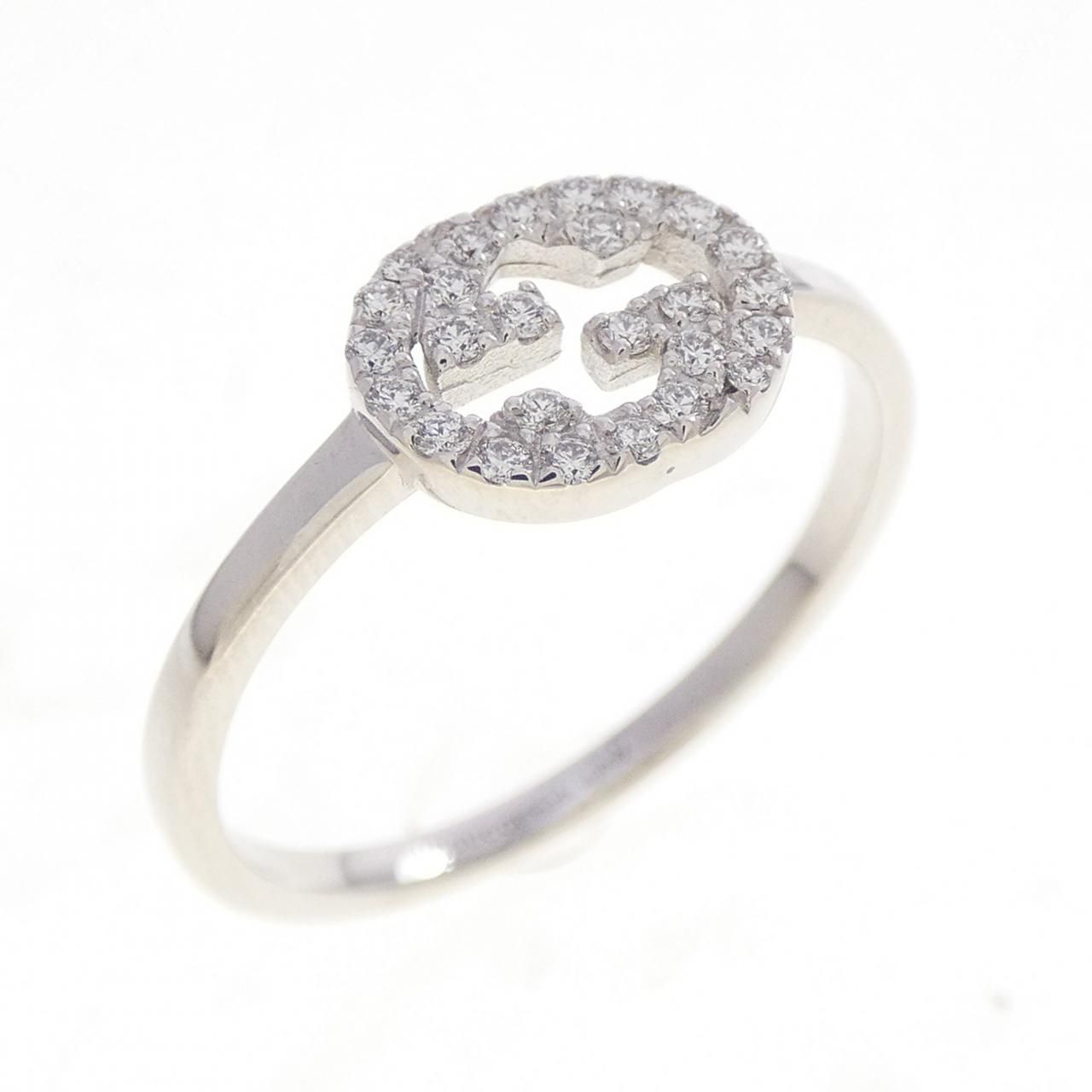 Gucci Diamond Ring White Gold