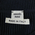 Hermes Knit Sweater Navy — view 4