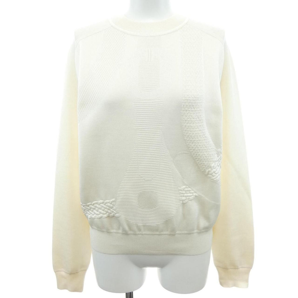 Hermes Knit Sweater White