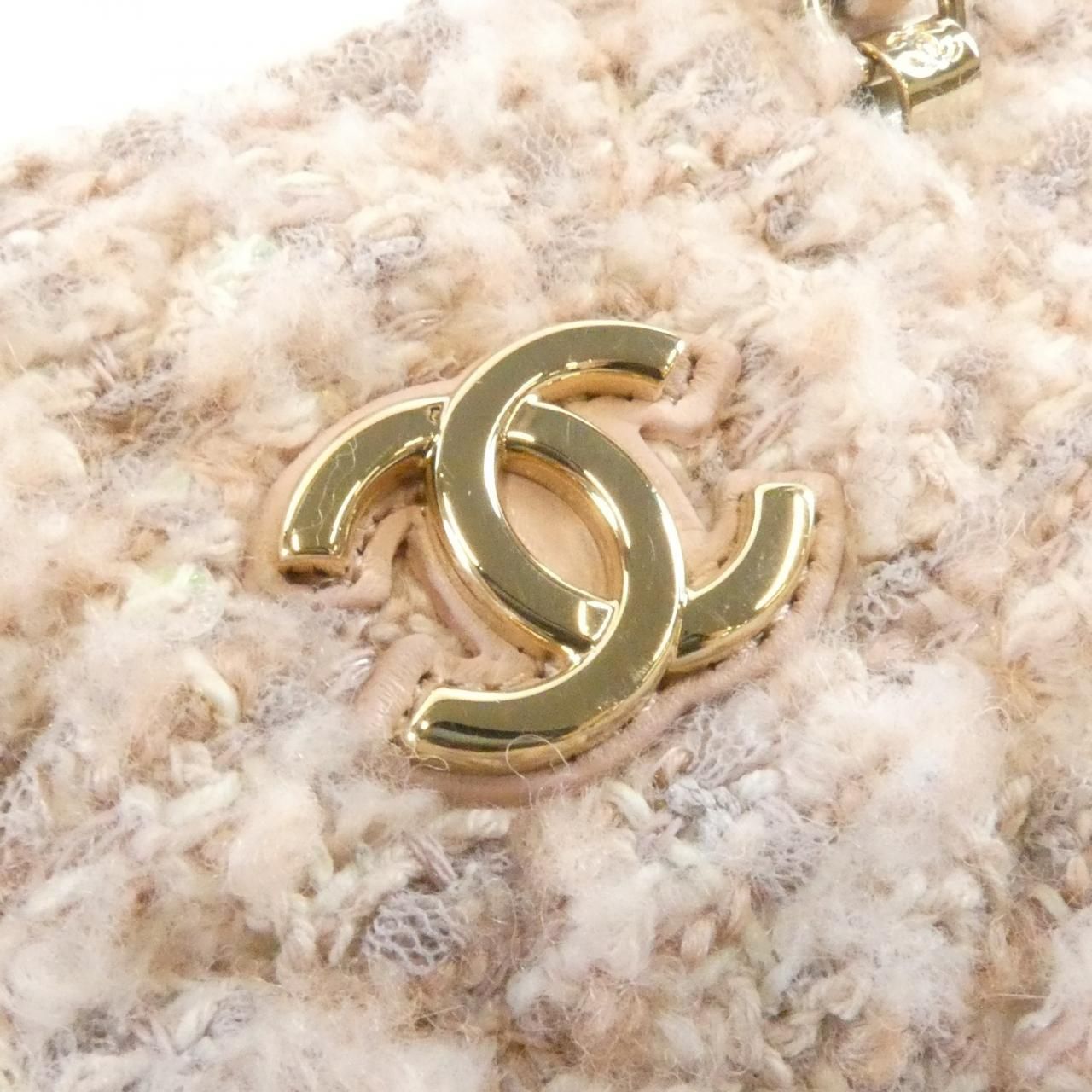 Chanel Chain Clutch Pink — view 4