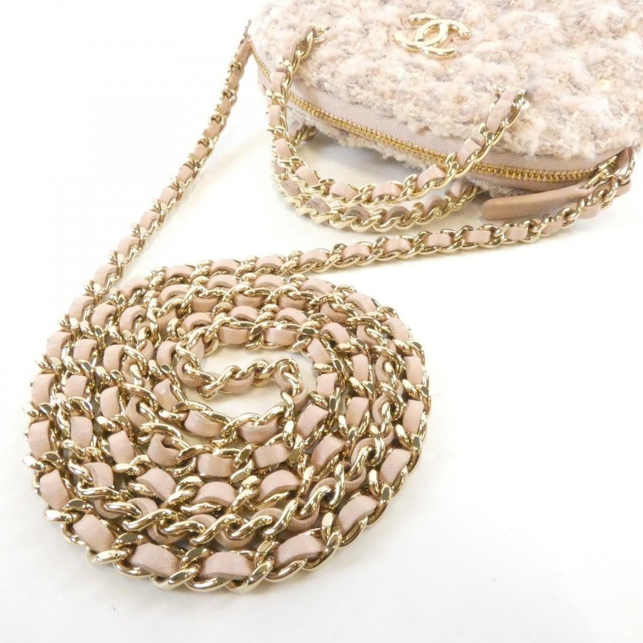 Chanel Chain Clutch Pink — view 6
