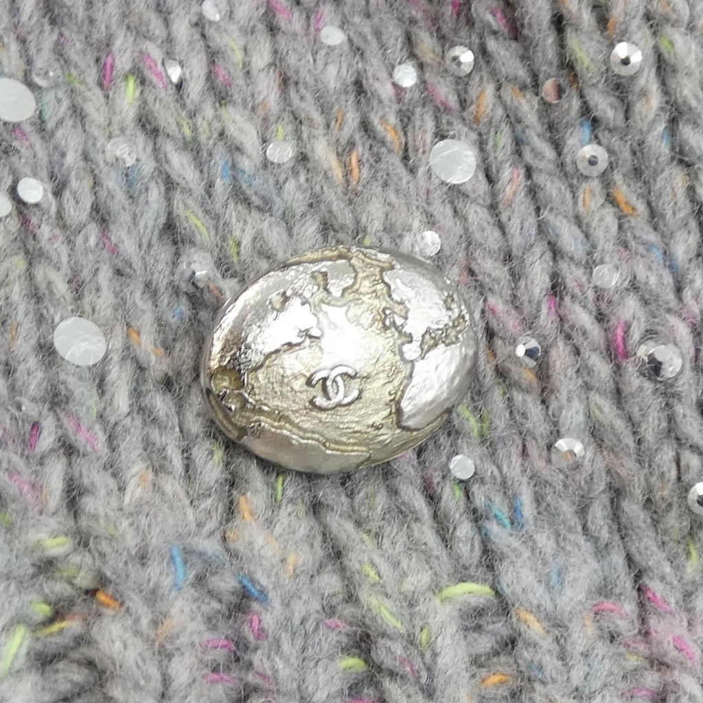 Chanel Knit Sweater Gray — view 8