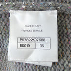 Chanel Knit Sweater Gray — view 4