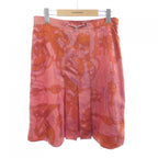 Hermes Cliquetis Tattoo Aquarelle Twill Laine Skirt