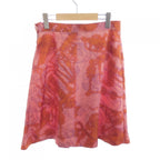 Hermes Cliquetis Tattoo Aquarelle Twill Laine Skirt — view 2