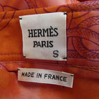 Hermes Cliquetis Tattoo Aquarelle Twill Laine Skirt — view 4