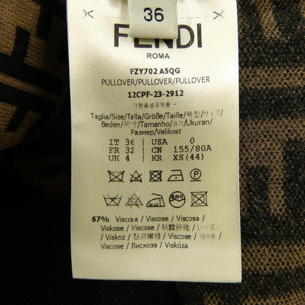 Fendi FF Motif Knit Sweater — view 3