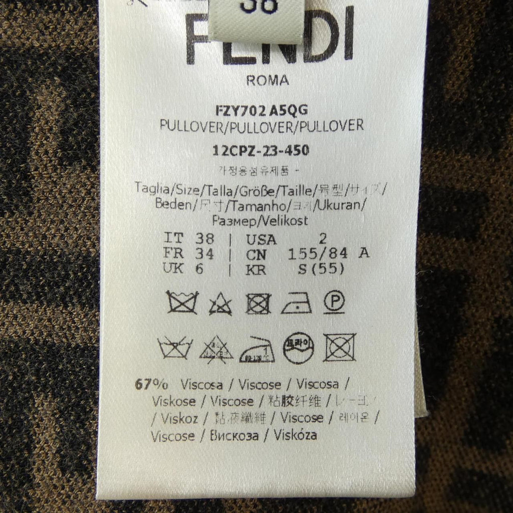 Fendi FF Motif Knit Sweater — view 3