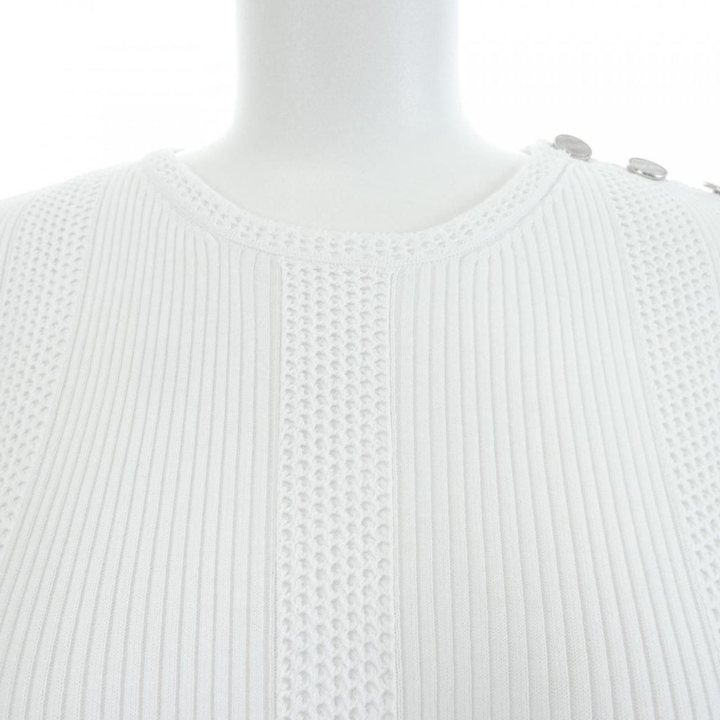 Chanel Knit Sweater White — view 6
