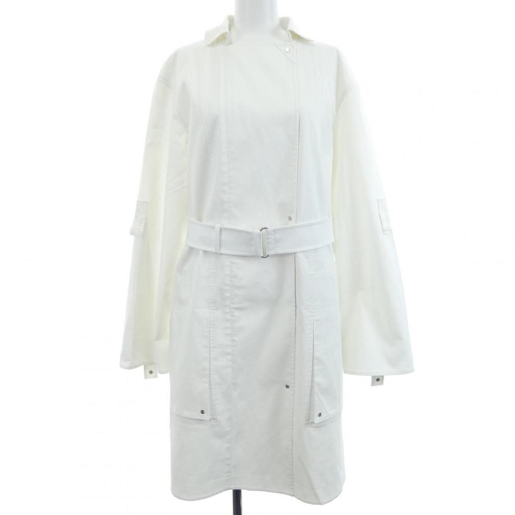 Hermes Trench Coat White