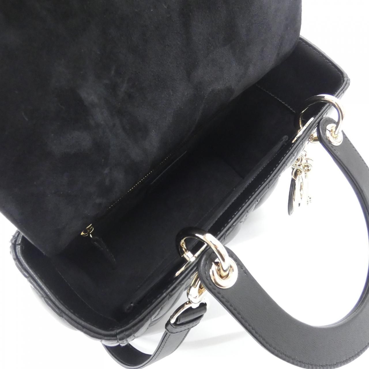 Dior Lady Bag Handbag Black — view 7