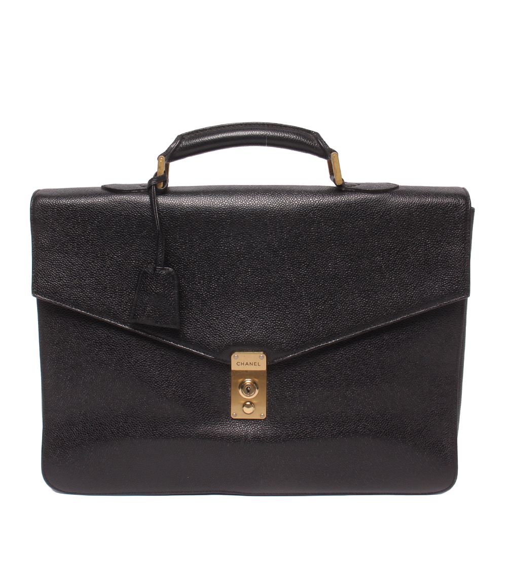 Chanel Business Briefcase Gold