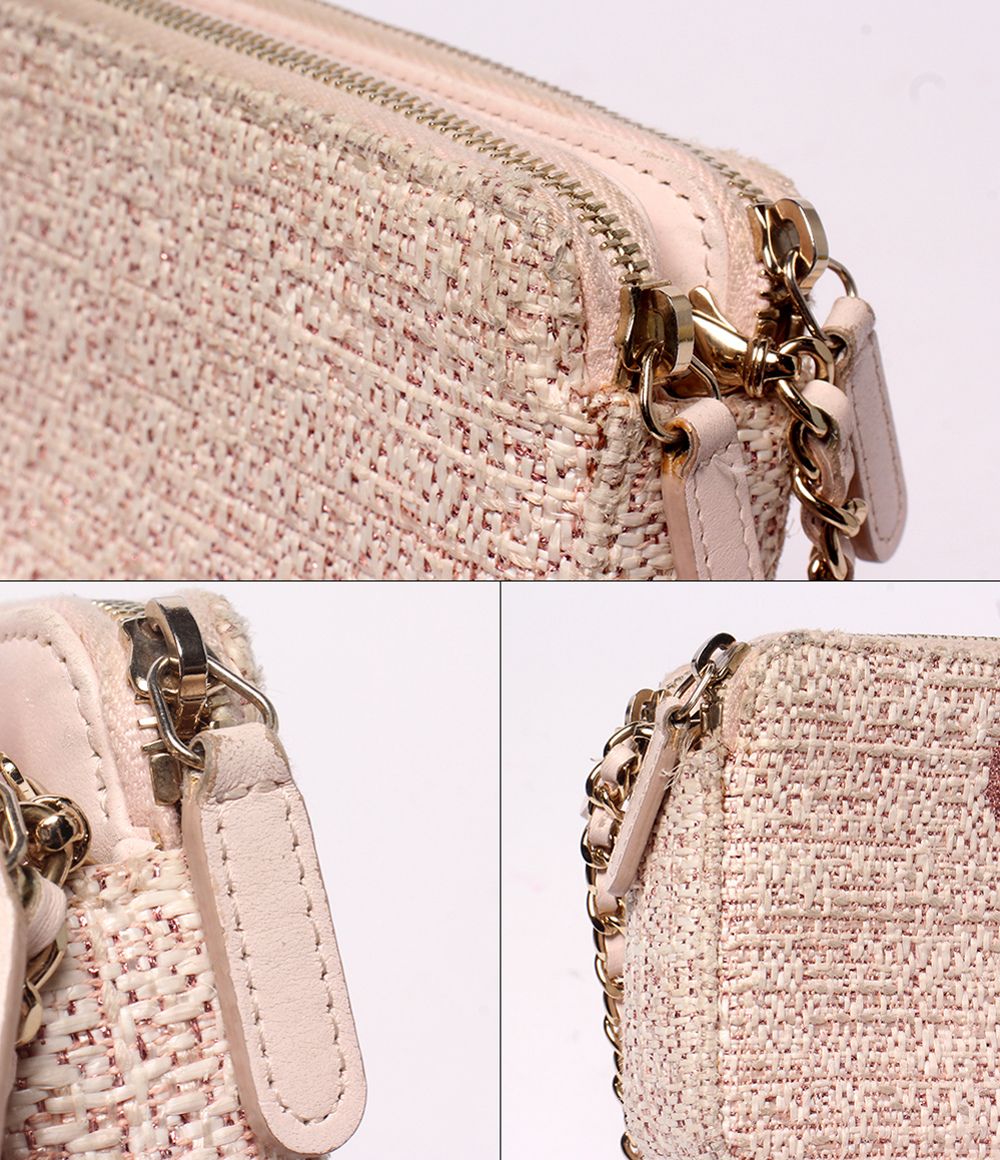 Chanel Chain Wallet Shoulder Bag Crossbody Gold 27 — view 8