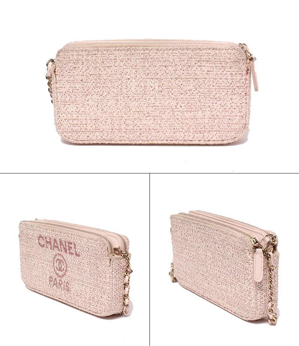 Chanel Chain Wallet Shoulder Bag Crossbody Gold 27 — view 2