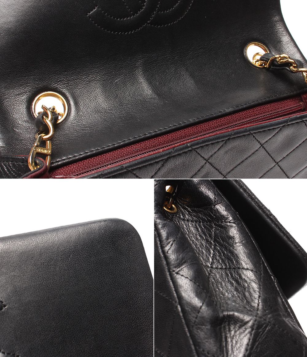 Chanel Chain Shoulder Bag Crossbody Gold Single Flap Mini Quilted Lambskin — view 6