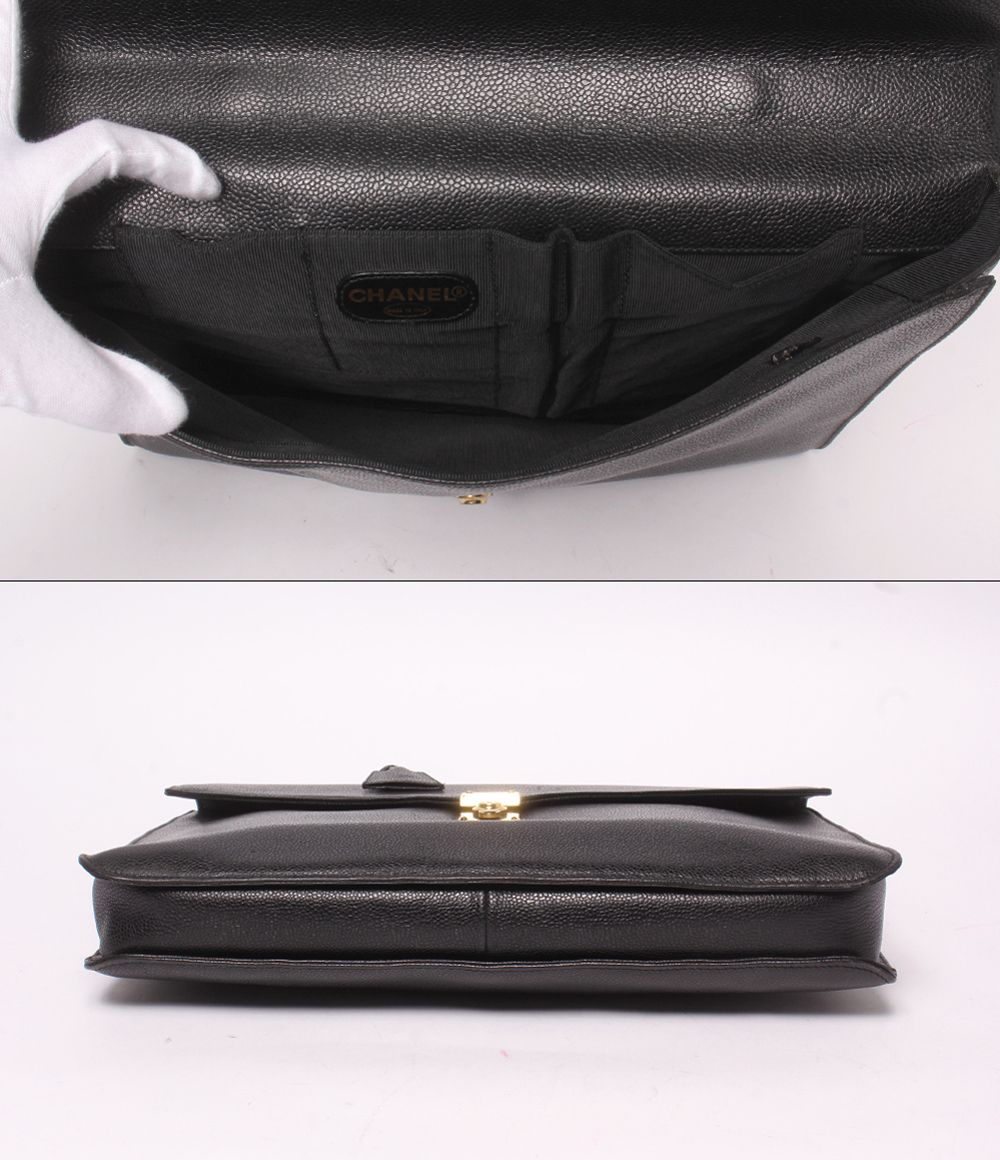 Chanel Business Briefcase Gold — view 3