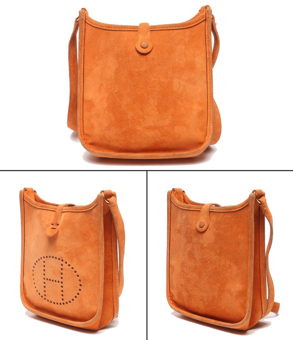 Hermes Shoulder Bag Crossbody Gold Evelyne TPM — view 2