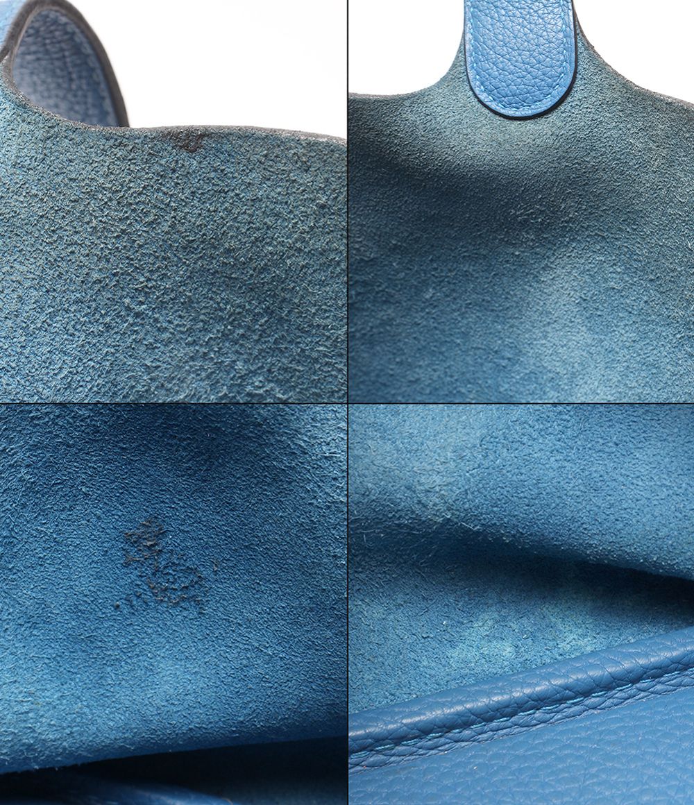 Hermes Handbag Silver Picotin Lock MM — view 8