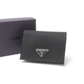 Prada Card Case Triangle Logo Bifold