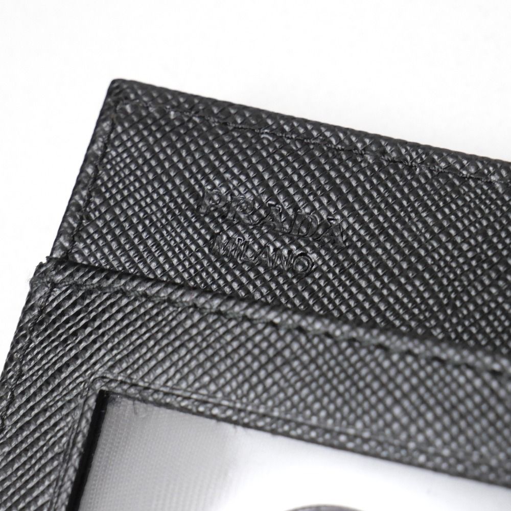 Prada Card Case Triangle Logo Bifold — view 8