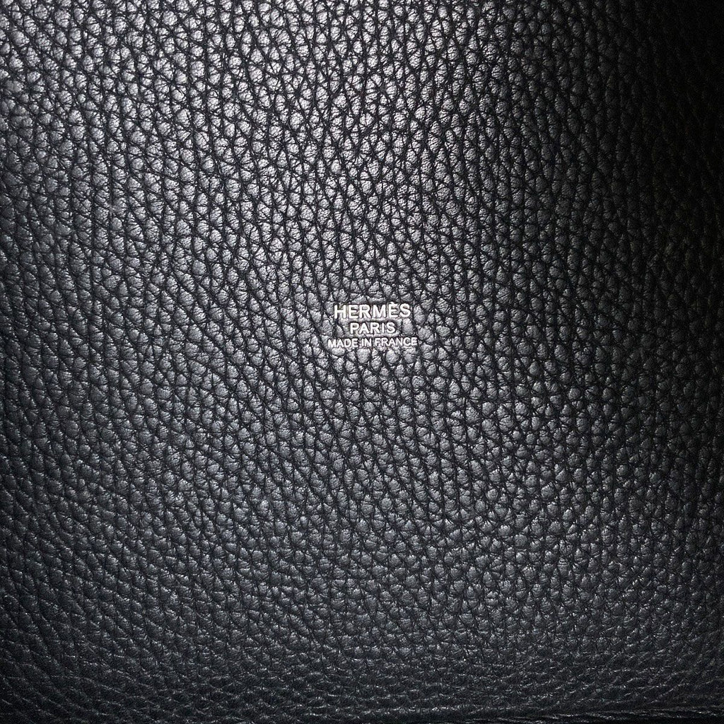 Hermes Picotin Lock MM Silver Handbag Taurillon Clemence — view 6