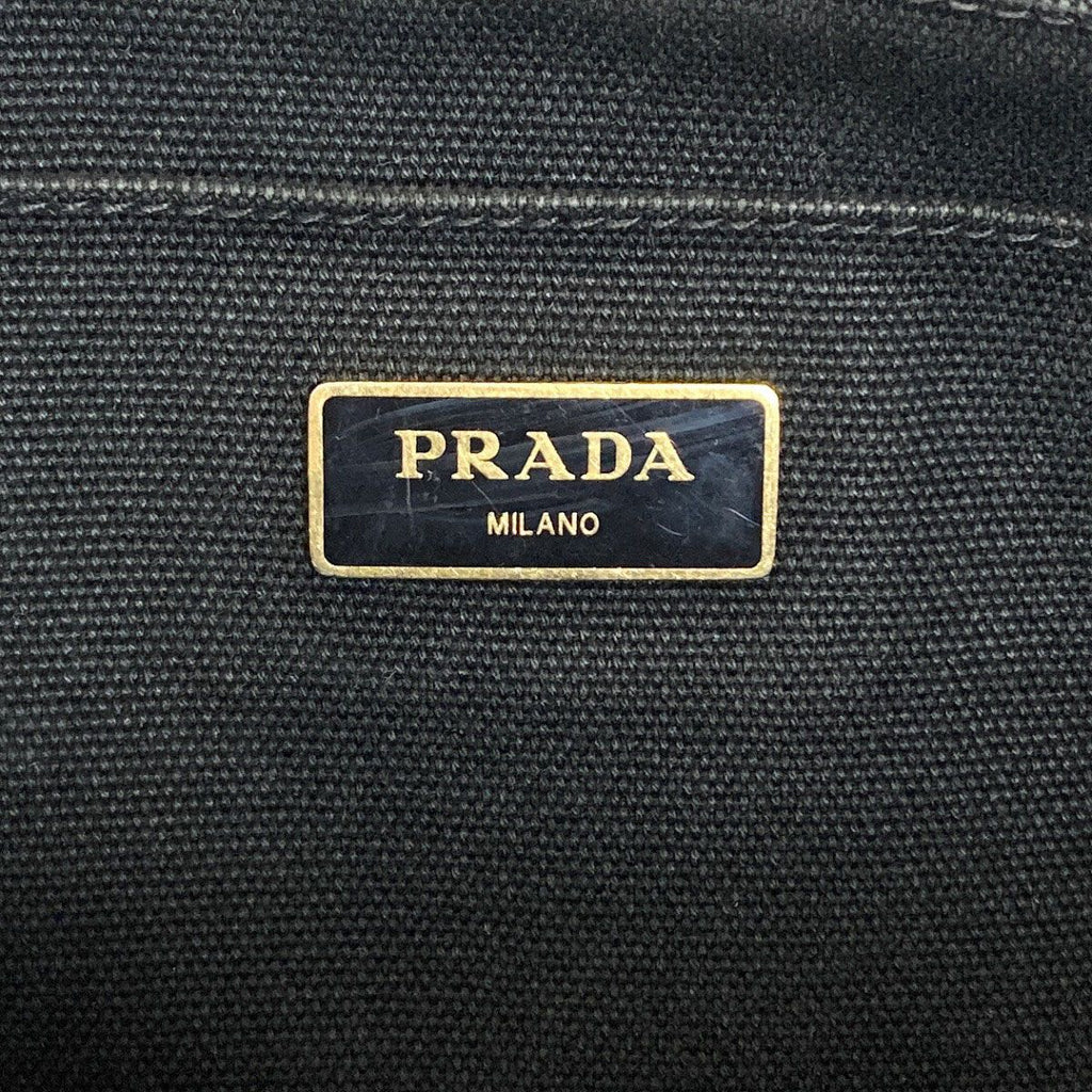 Prada Canapa Mini 2-Way Handbag Canvas — view 6